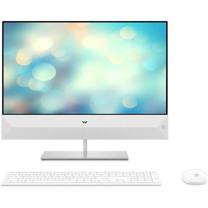 HP Pavilion 24-xa0017nf Ordinateur Tout-en-un 23,8'' FHD Blanc